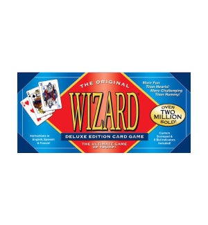 WIZARD DELUXE CARD GAME SET (6) BL